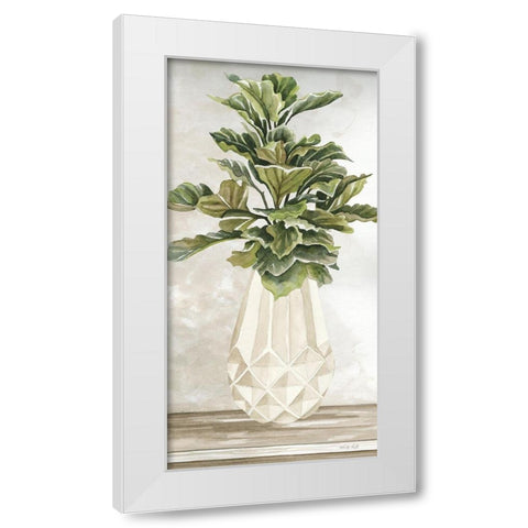 Simple Beauty II White Modern Wood Framed Art Print by Jacobs, Cindy