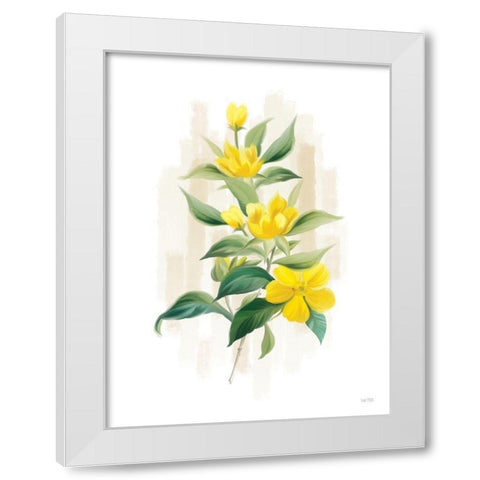 Goldilocks I White Modern Wood Framed Art Print by House Fenway