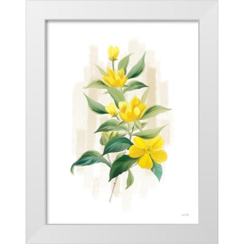 Goldilocks I White Modern Wood Framed Art Print by House Fenway