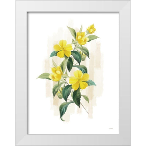 Goldilocks II White Modern Wood Framed Art Print by House Fenway