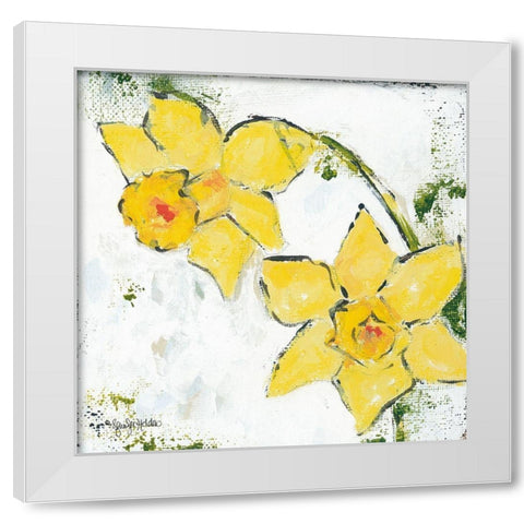 Spring Has Sprung III White Modern Wood Framed Art Print by Holden, Jennifer