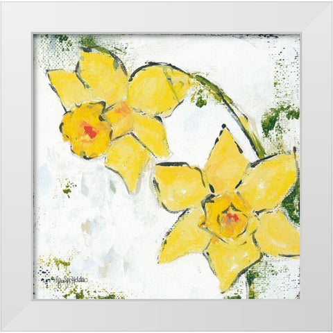 Spring Has Sprung III White Modern Wood Framed Art Print by Holden, Jennifer