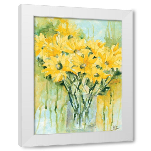 Vase of Cheer White Modern Wood Framed Art Print by Holden, Jennifer
