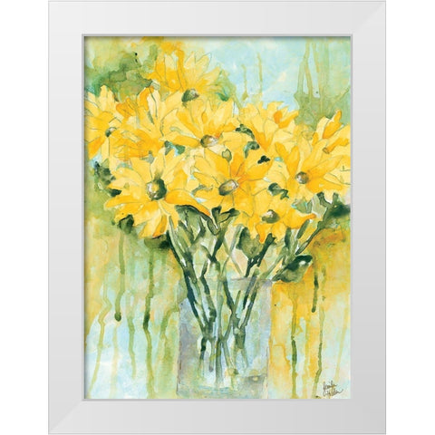 Vase of Cheer White Modern Wood Framed Art Print by Holden, Jennifer