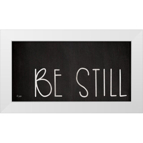 Be Still My Heart I White Modern Wood Framed Art Print by Jaxn Blvd.