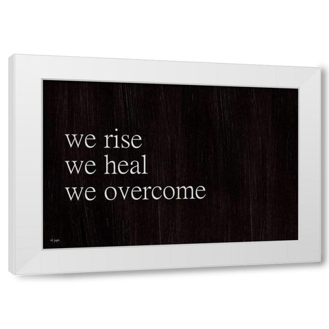 We Fall, We Rise II White Modern Wood Framed Art Print by Jaxn Blvd.