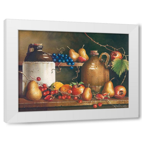 A Passion for Fruit White Modern Wood Framed Art Print by Rossini, John