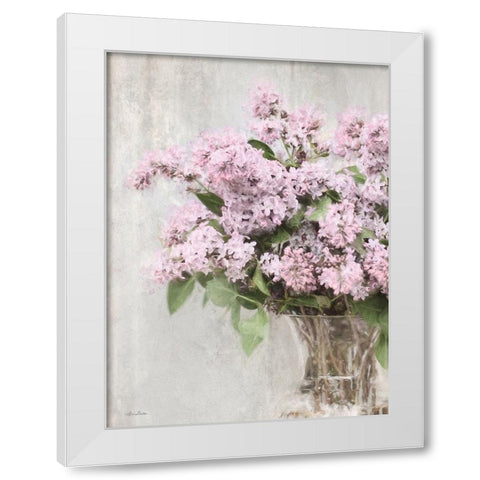 Magical Lilacs White Modern Wood Framed Art Print by Deiter, Lori