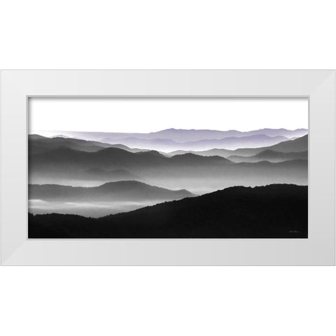 Elegant Layers II White Modern Wood Framed Art Print by Deiter, Lori