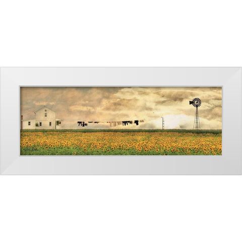 Laundry Day White Modern Wood Framed Art Print by Deiter, Lori