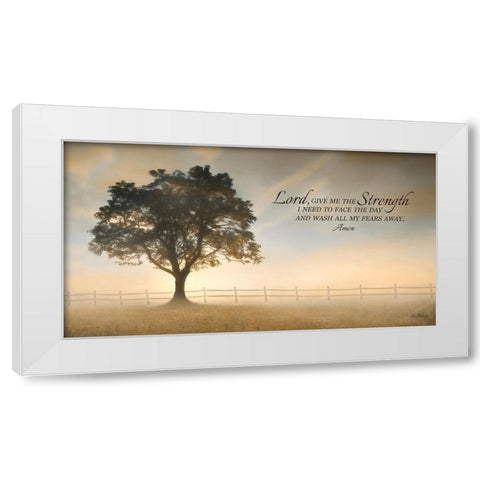 Daily Prayer White Modern Wood Framed Art Print by Deiter, Lori