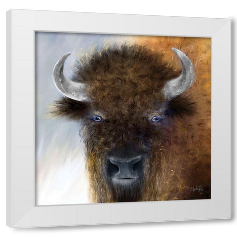 Goodyear White Modern Wood Framed Art Print by Rae, Marla