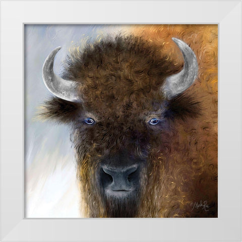 Goodyear White Modern Wood Framed Art Print by Rae, Marla