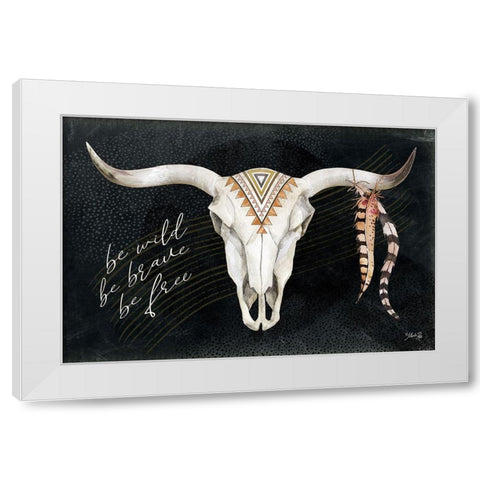 Be Wild I White Modern Wood Framed Art Print by Rae, Marla