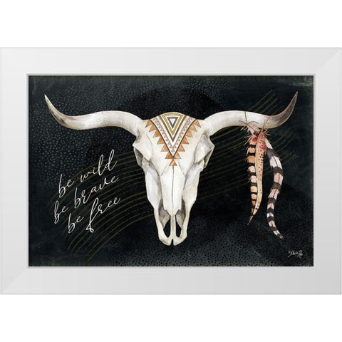 Be Wild I White Modern Wood Framed Art Print by Rae, Marla