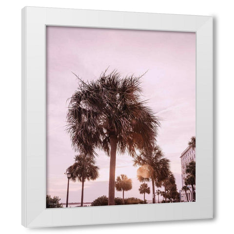 Blush Summer White Modern Wood Framed Art Print by Rigsby, Jennifer