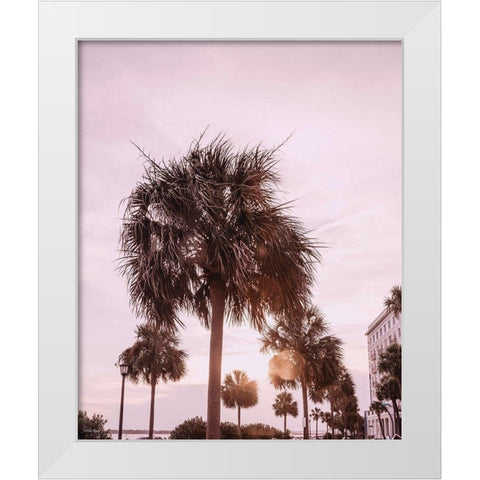 Blush Summer White Modern Wood Framed Art Print by Rigsby, Jennifer