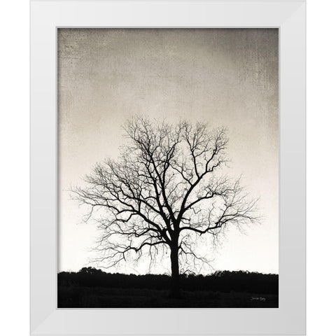 Under Heaven White Modern Wood Framed Art Print by Rigsby, Jennifer