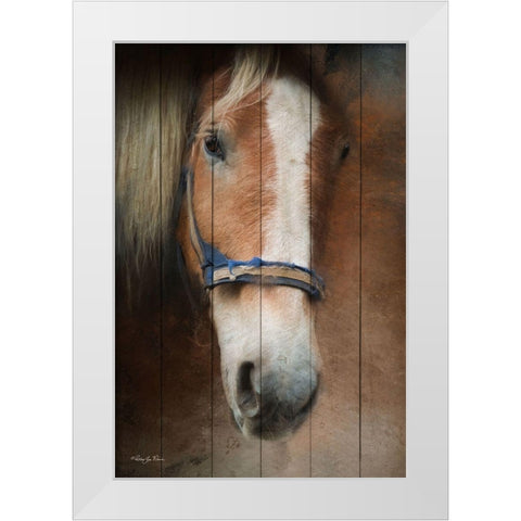 Blaze White Modern Wood Framed Art Print by Vieira, Robin-Lee