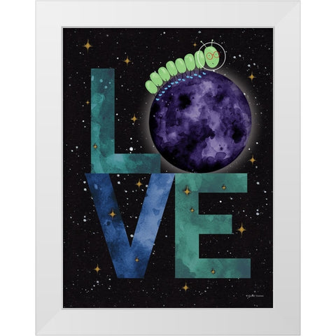 Caterpillar Adventure 2 White Modern Wood Framed Art Print by Nieman, Rachel