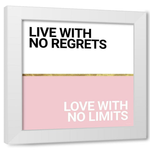 Regrets and Limits White Modern Wood Framed Art Print by Ball, Susan