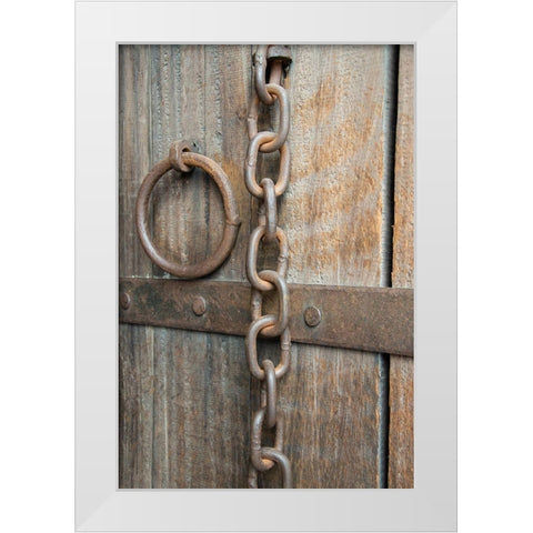 India-Delhi Humayuns Tomb-aka Maqbara-i Humayun-tomb of Mughal Emperor Humayun-circa 1558  White Modern Wood Framed Art Print by Hopkins, Cindy Miller