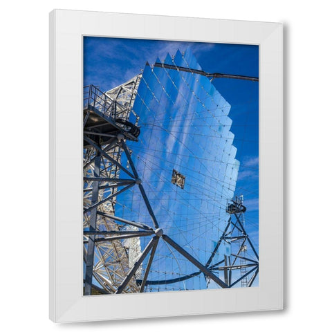 Canary Islands--Roque de los Muchachos Observatory-The Florian Goebel MAGIC Telescopes White Modern Wood Framed Art Print by Bibikow, Walter