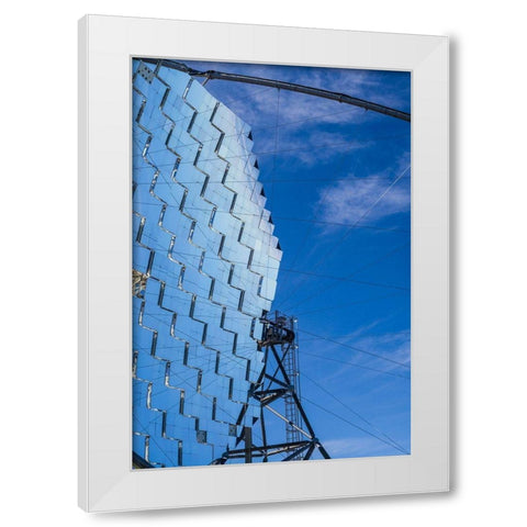 Canary Islands--Roque de los Muchachos Observatory-The Florian Goebel MAGIC Telescopes White Modern Wood Framed Art Print by Bibikow, Walter