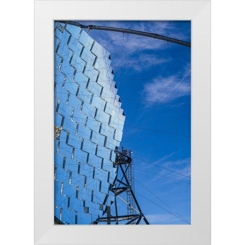 Canary Islands--Roque de los Muchachos Observatory-The Florian Goebel MAGIC Telescopes White Modern Wood Framed Art Print by Bibikow, Walter