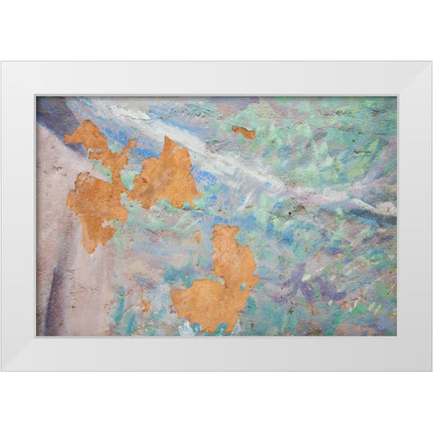 Washington, Fort Hayden Abstract painted wall White Modern Wood Framed Art Print by Paulson, Don