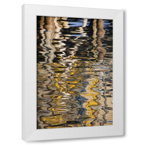 USA, Alaska, Ketchikan Reflections in water White Modern Wood Framed Art Print by Paulson, Don