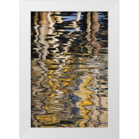 USA, Alaska, Ketchikan Reflections in water White Modern Wood Framed Art Print by Paulson, Don