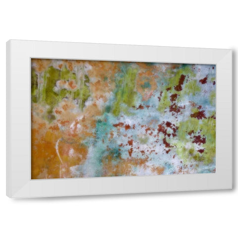 Washington, Fort Hayden Abstract painted wall White Modern Wood Framed Art Print by Paulson, Don