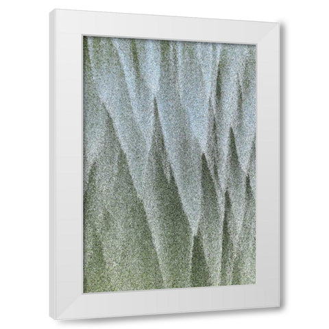 Oregon, Devils Punchbowl SNA Abstract patterns White Modern Wood Framed Art Print by Paulson, Don