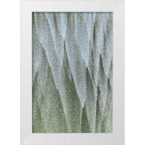 Oregon, Devils Punchbowl SNA Abstract patterns White Modern Wood Framed Art Print by Paulson, Don