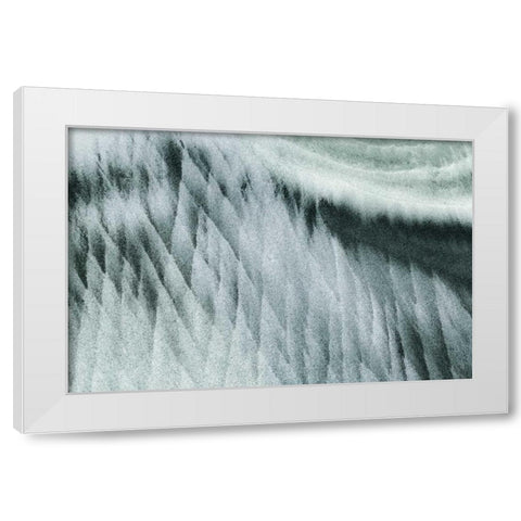 Oregon, Devils Punchbowl SNA Abstract patterns White Modern Wood Framed Art Print by Paulson, Don