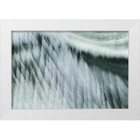 Oregon, Devils Punchbowl SNA Abstract patterns White Modern Wood Framed Art Print by Paulson, Don