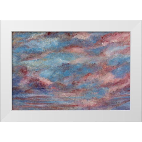 USA, Colorado, Ridgeway Detail of wall painting White Modern Wood Framed Art Print by Paulson, Don