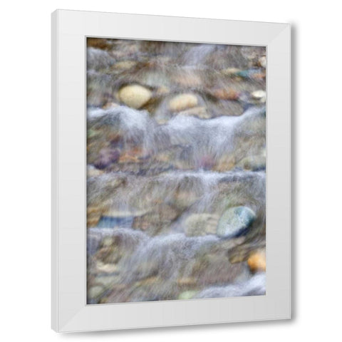 USA, Washington Small rocky stream White Modern Wood Framed Art Print by Paulson, Don