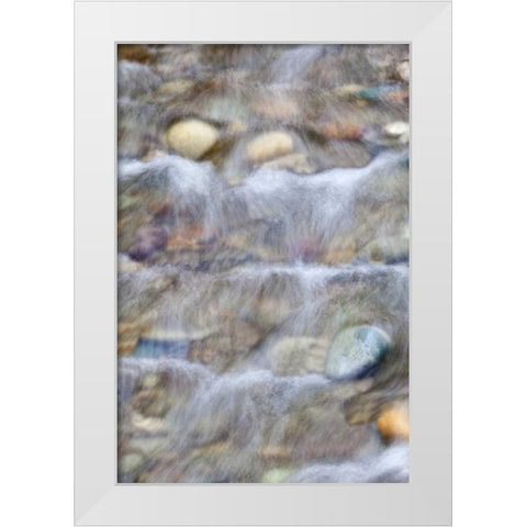 USA, Washington Small rocky stream White Modern Wood Framed Art Print by Paulson, Don