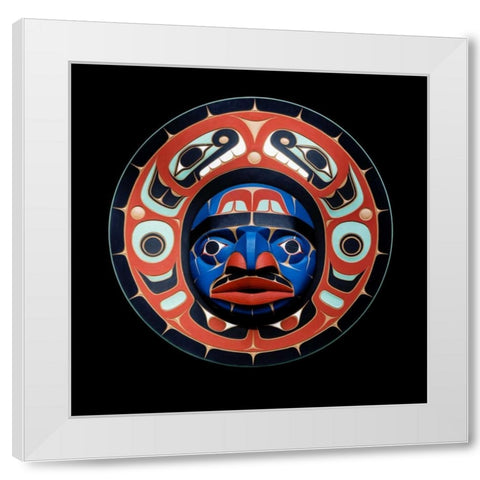USA, Washington State, Jamestown Totem art PR White Modern Wood Framed Art Print by Paulson, Don