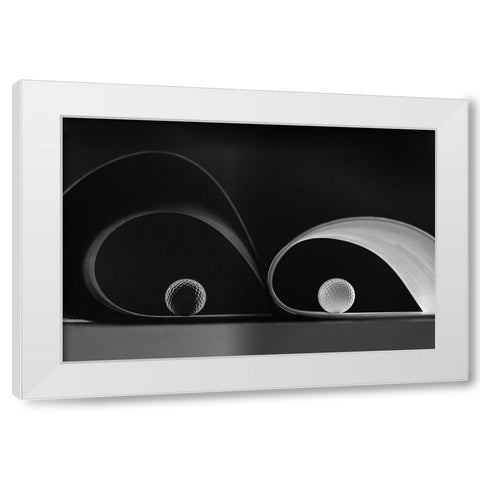 Same-But Diferents White Modern Wood Framed Art Print by Azevedo, Olavo