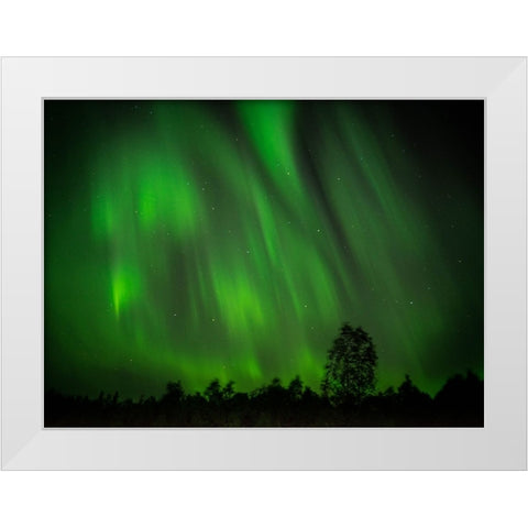 My Perfect Night White Modern Wood Framed Art Print by Caroline Stroksnes, Mette