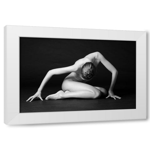 Rubia White Modern Wood Framed Art Print by AndyD10