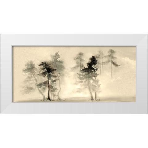 Untitled White Modern Wood Framed Art Print by Kudriavtseva, Anna