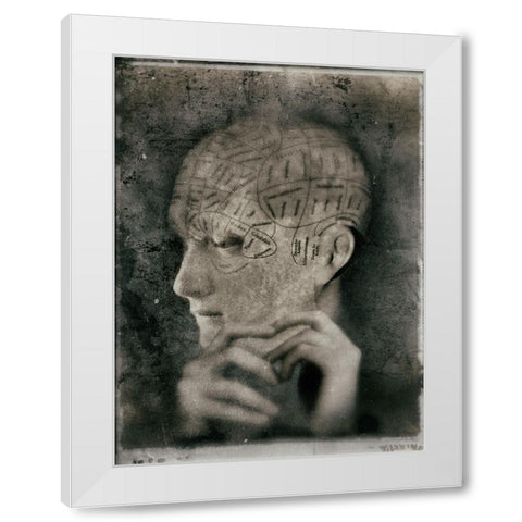 Dans Lintimate White Modern Wood Framed Art Print by Hummel, Jeffrey