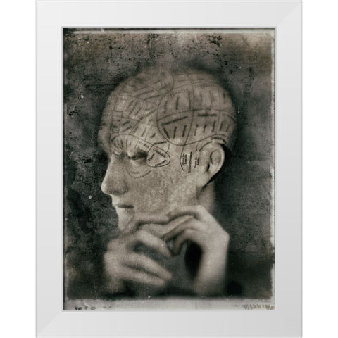 Dans Lintimate White Modern Wood Framed Art Print by Hummel, Jeffrey