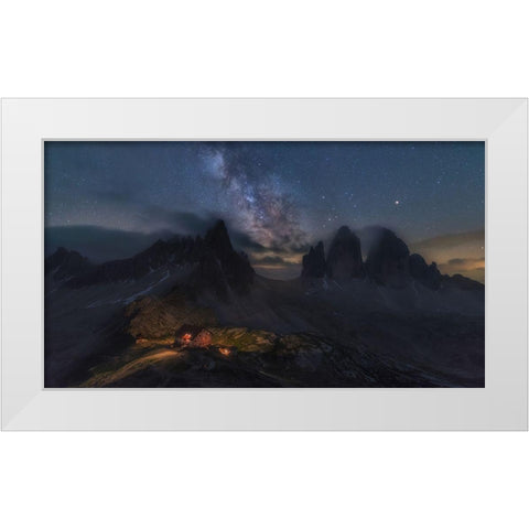 Locatelli White Modern Wood Framed Art Print by Martin Castan, David