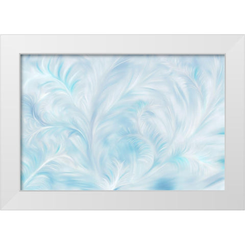 Winter Art White Modern Wood Framed Art Print by Karina, Aleksandrova