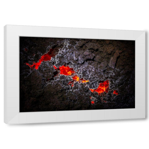 Crystallization!!!! White Modern Wood Framed Art Print by Gabriel, Barathieu